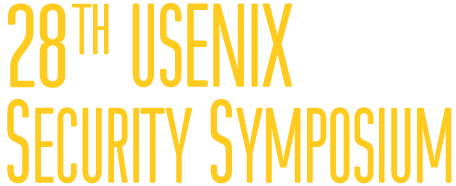 28th USENIX Security Symposium